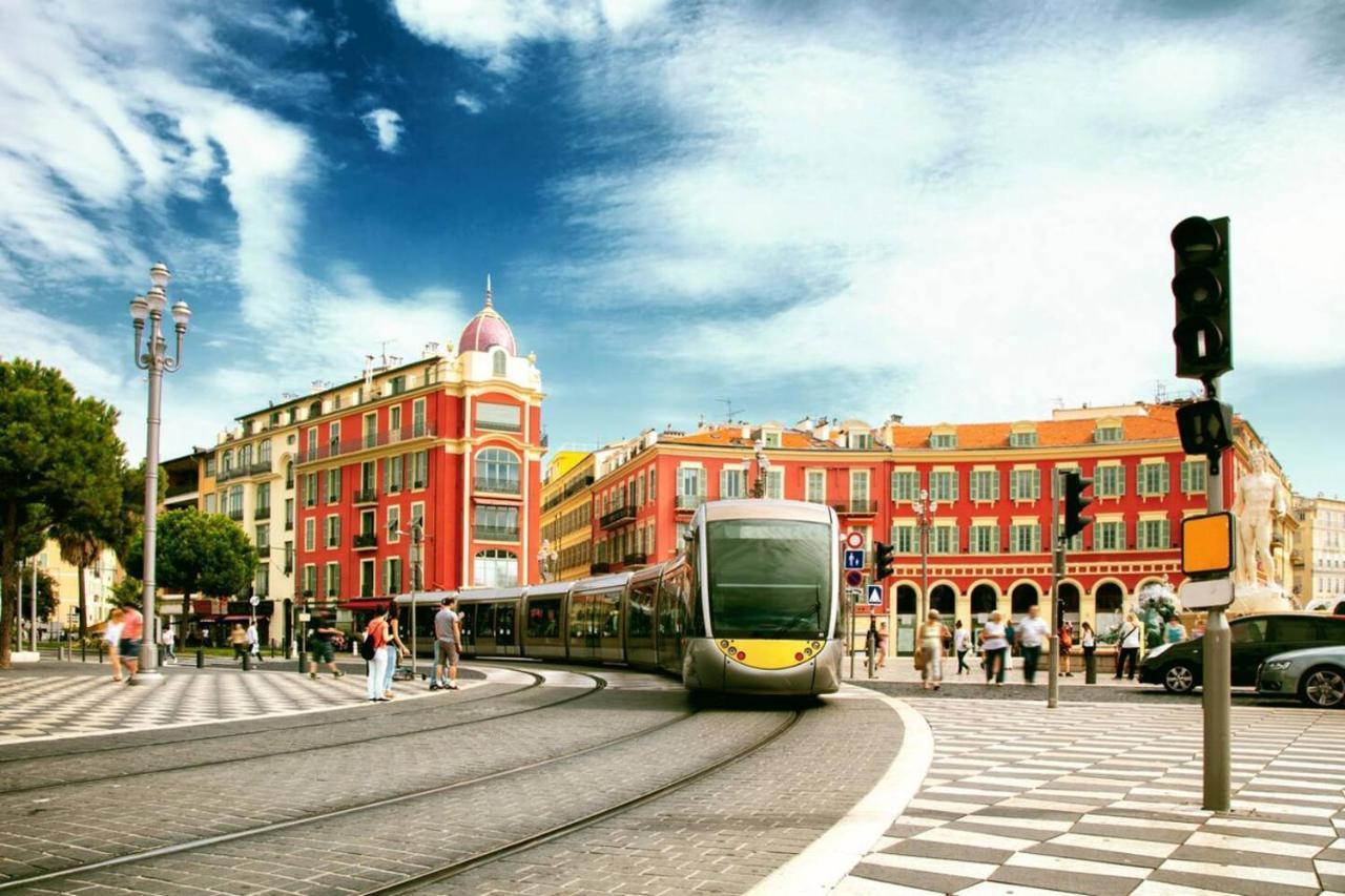 Center - Balcony Quiet - Air Conditioner - Kitchen - Wifi - Tram Nizza Exterior foto