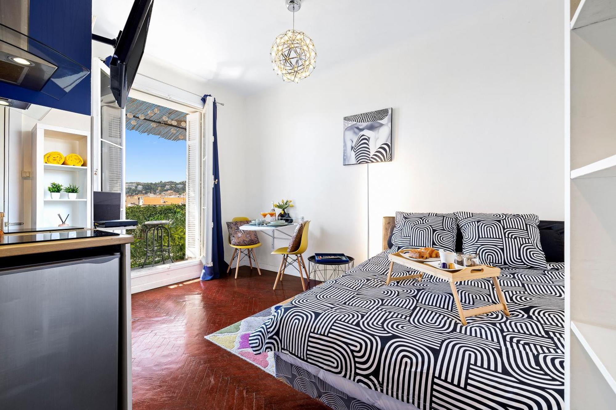 Center - Balcony Quiet - Air Conditioner - Kitchen - Wifi - Tram Nizza Exterior foto